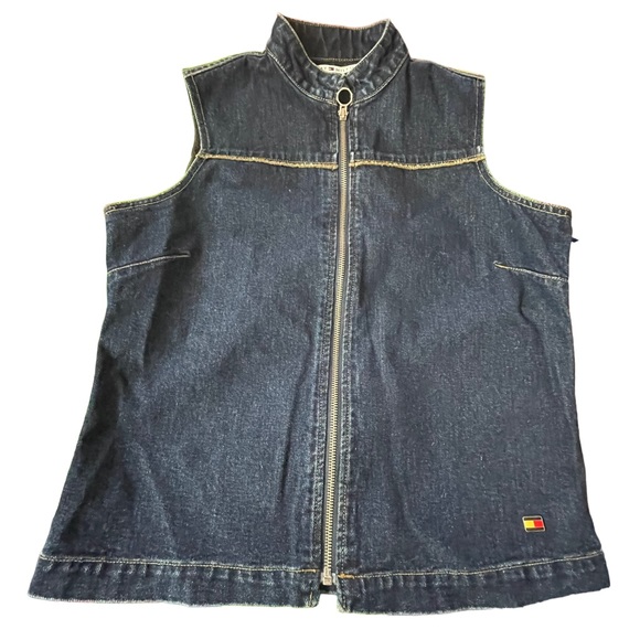 Tommy Hilfiger denim vest Size Medium - Picture 16 of 16